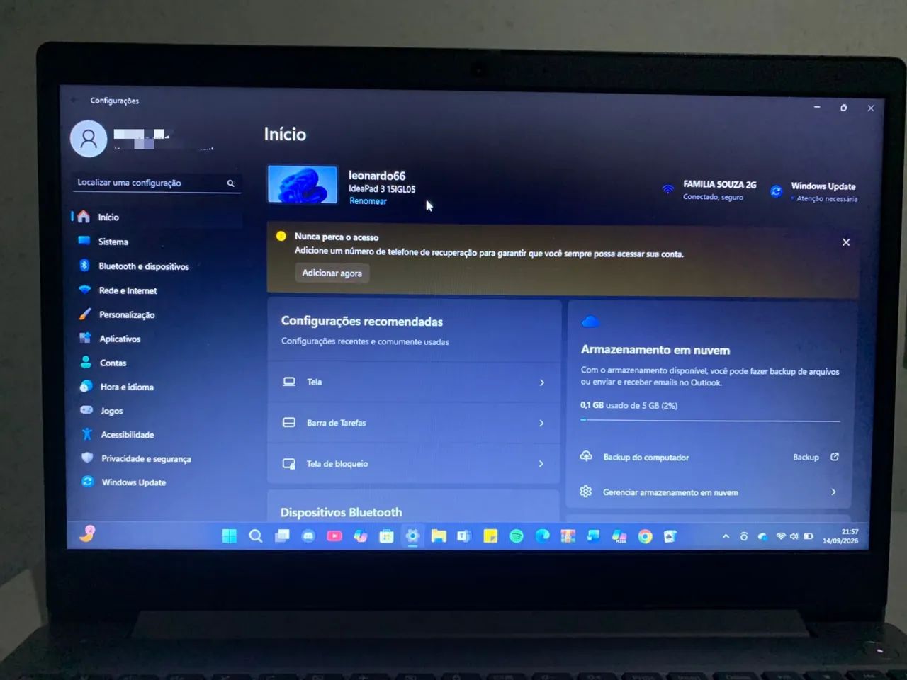 Notebook Lenovo IdeaPad 3  - Foto 2