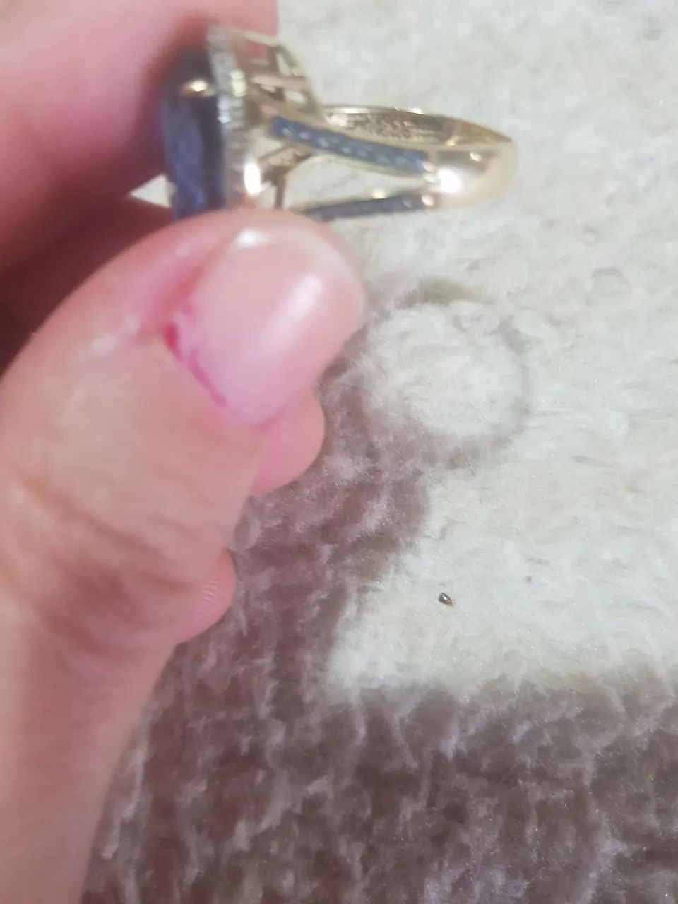 Anel acabamento em ouro  - Foto 4
