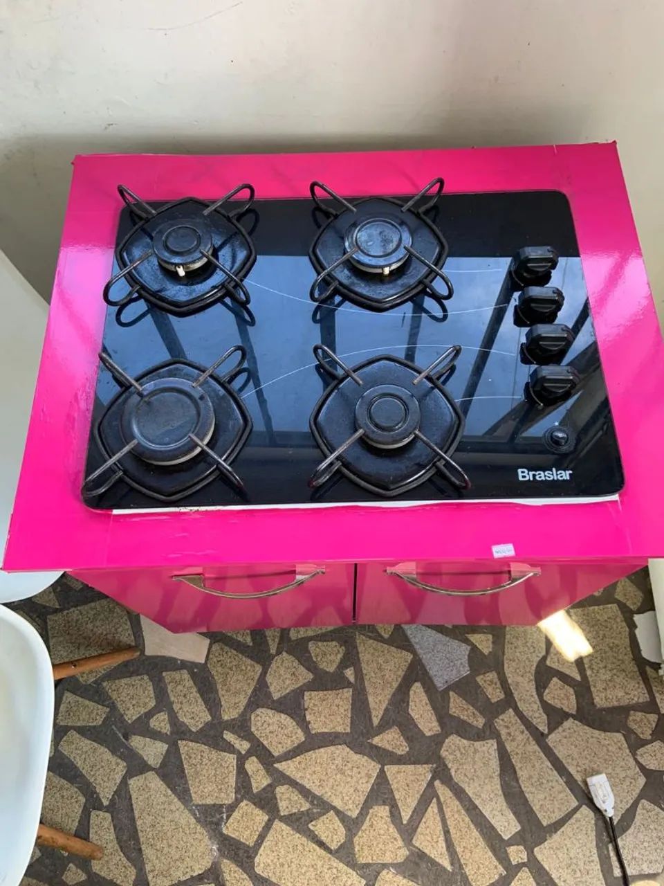 1? Balcão 70cm com Cooktop 4 bcs Braslar 100% elétrico  - Foto 2