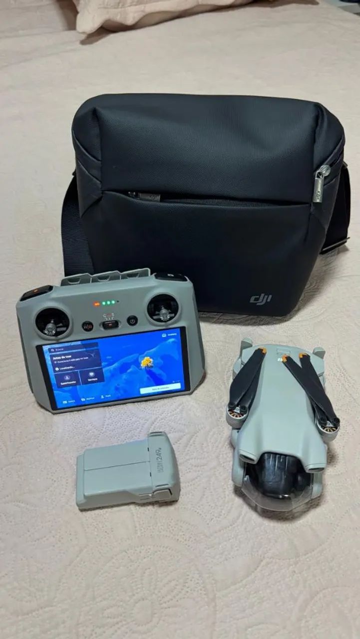 Drone Dji mini 3 controle com tela zerado - Foto 5