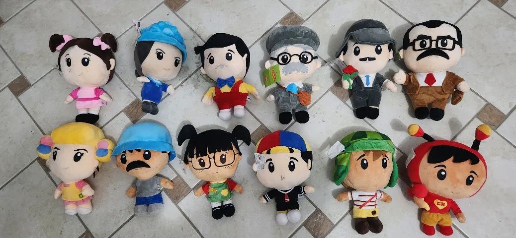 Turma do Chaves Completo tamanho 32cm.
