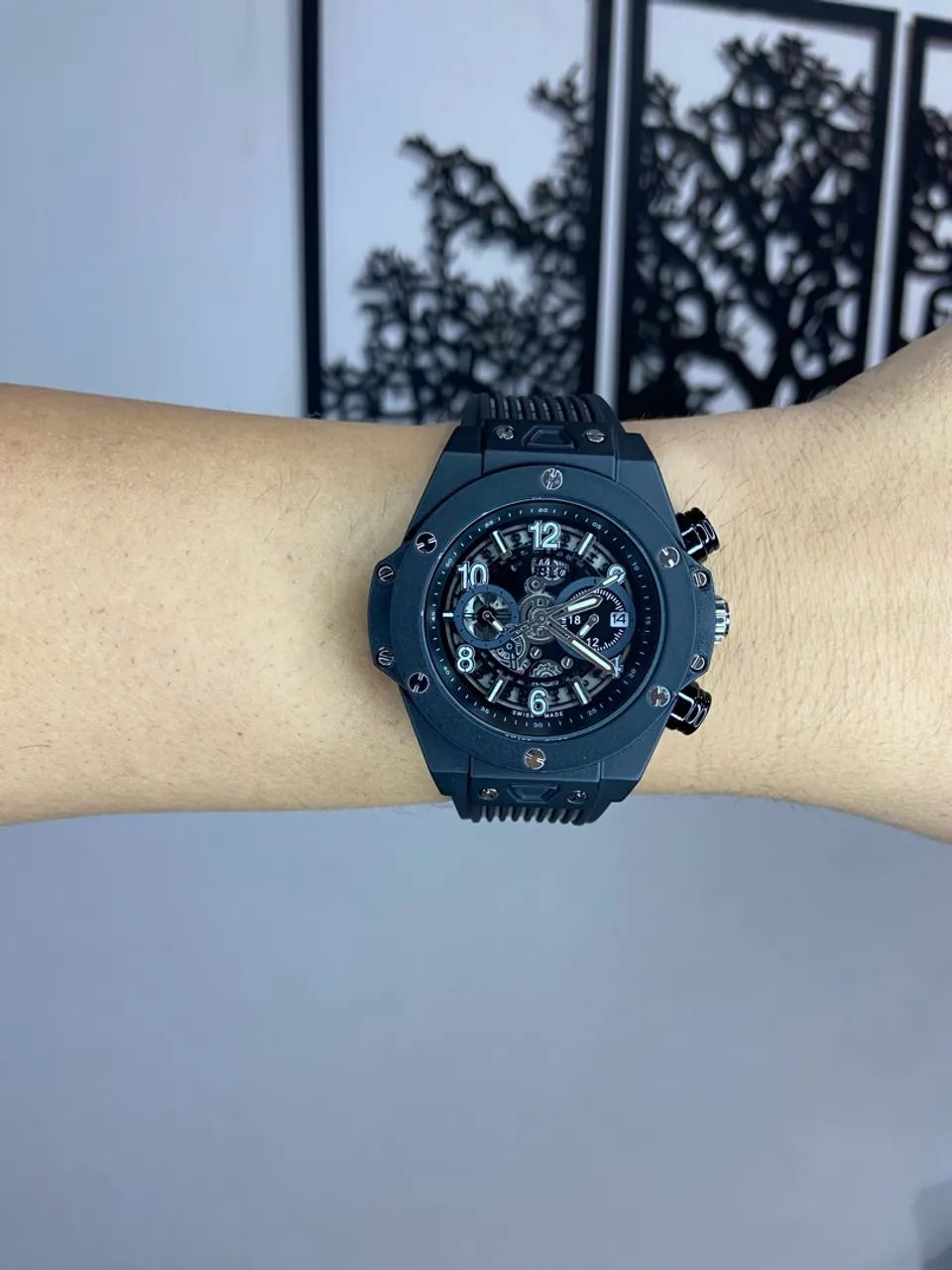 Relógio hublot big bang all black