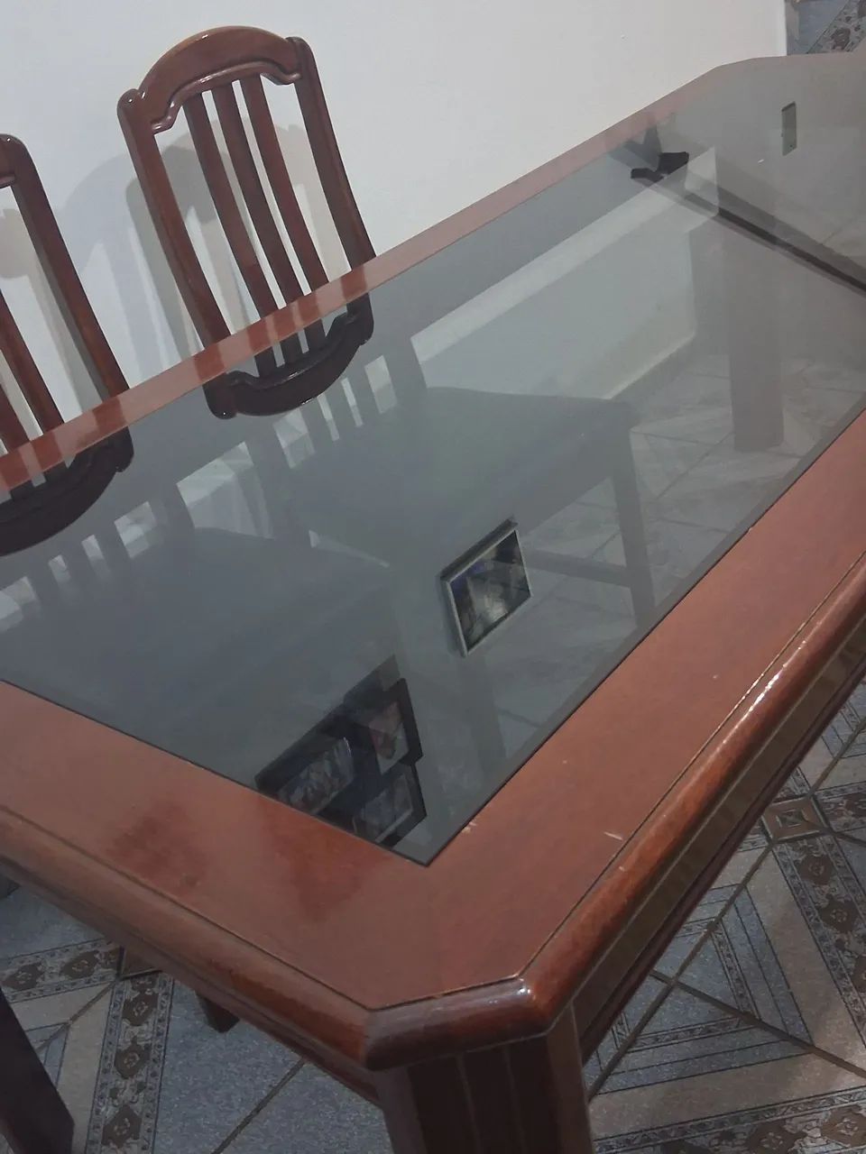 Mesa vintage de vidro - Foto 4
