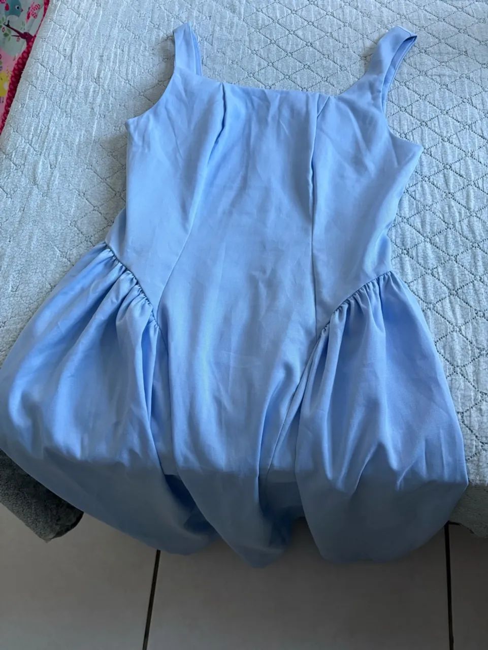 Vestido midi azul bebê  - Foto 2