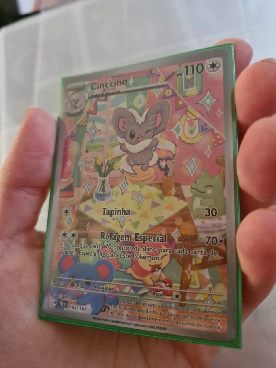 Cinccino 183/162 carta Pokémon - Foto 2