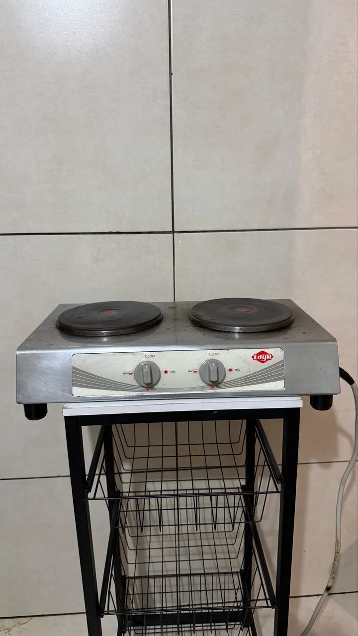 Fogão duas bocas elétrico 