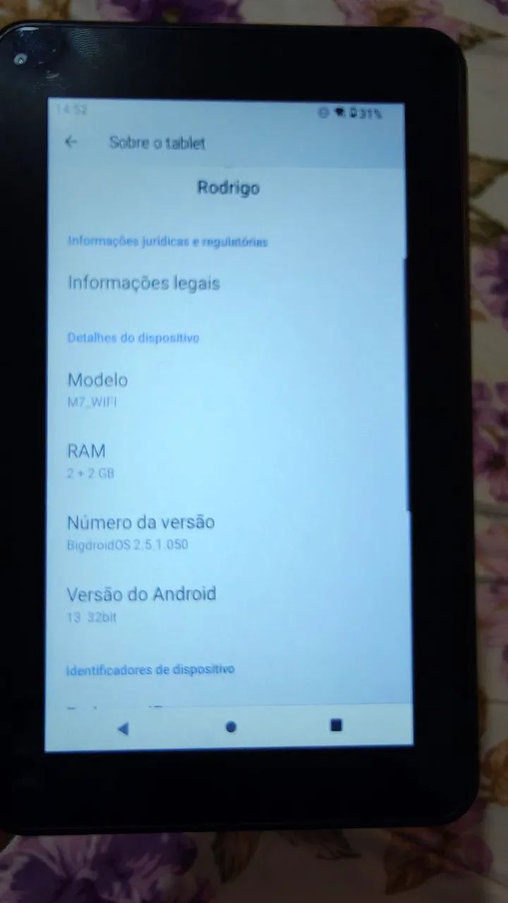 Tablet Multilaser m7