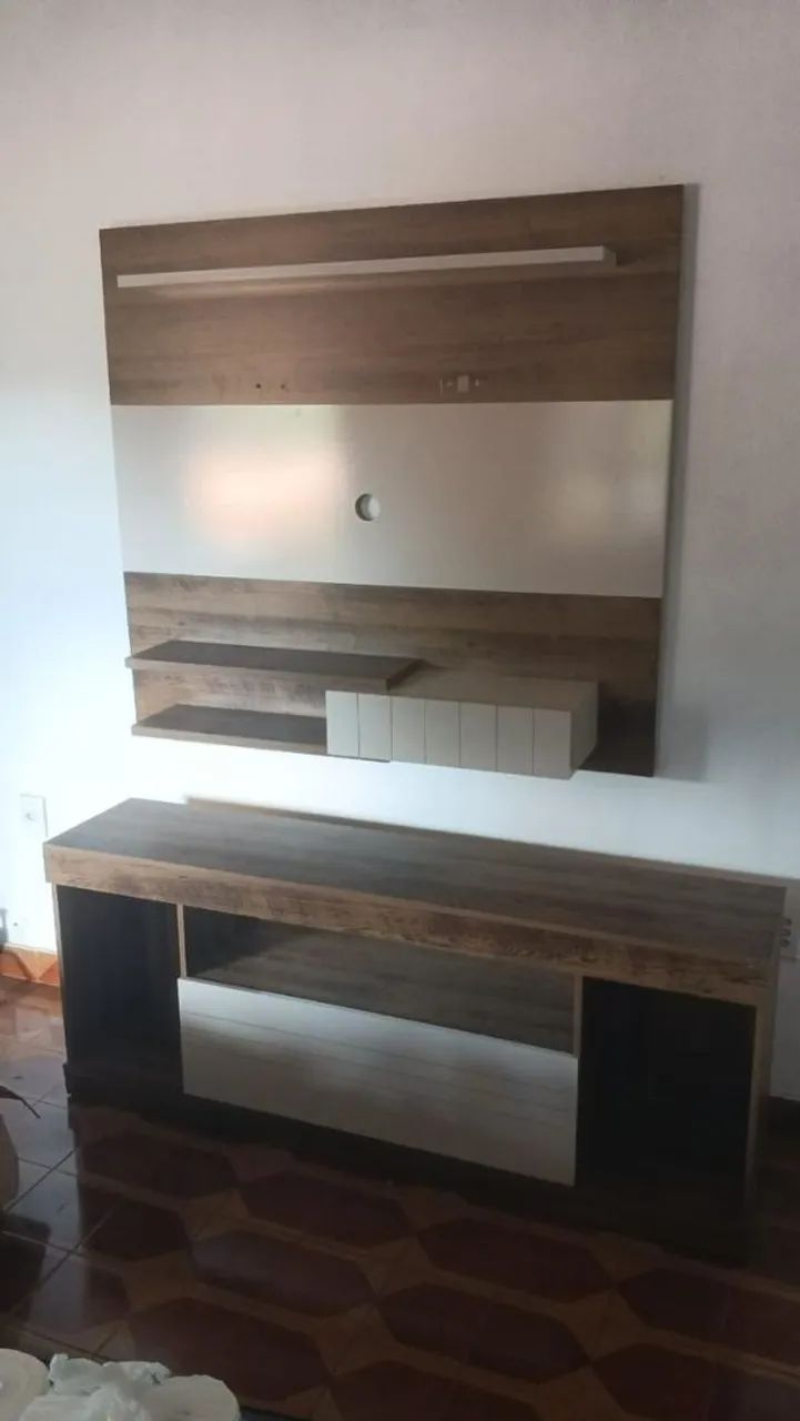 Rack com painel 