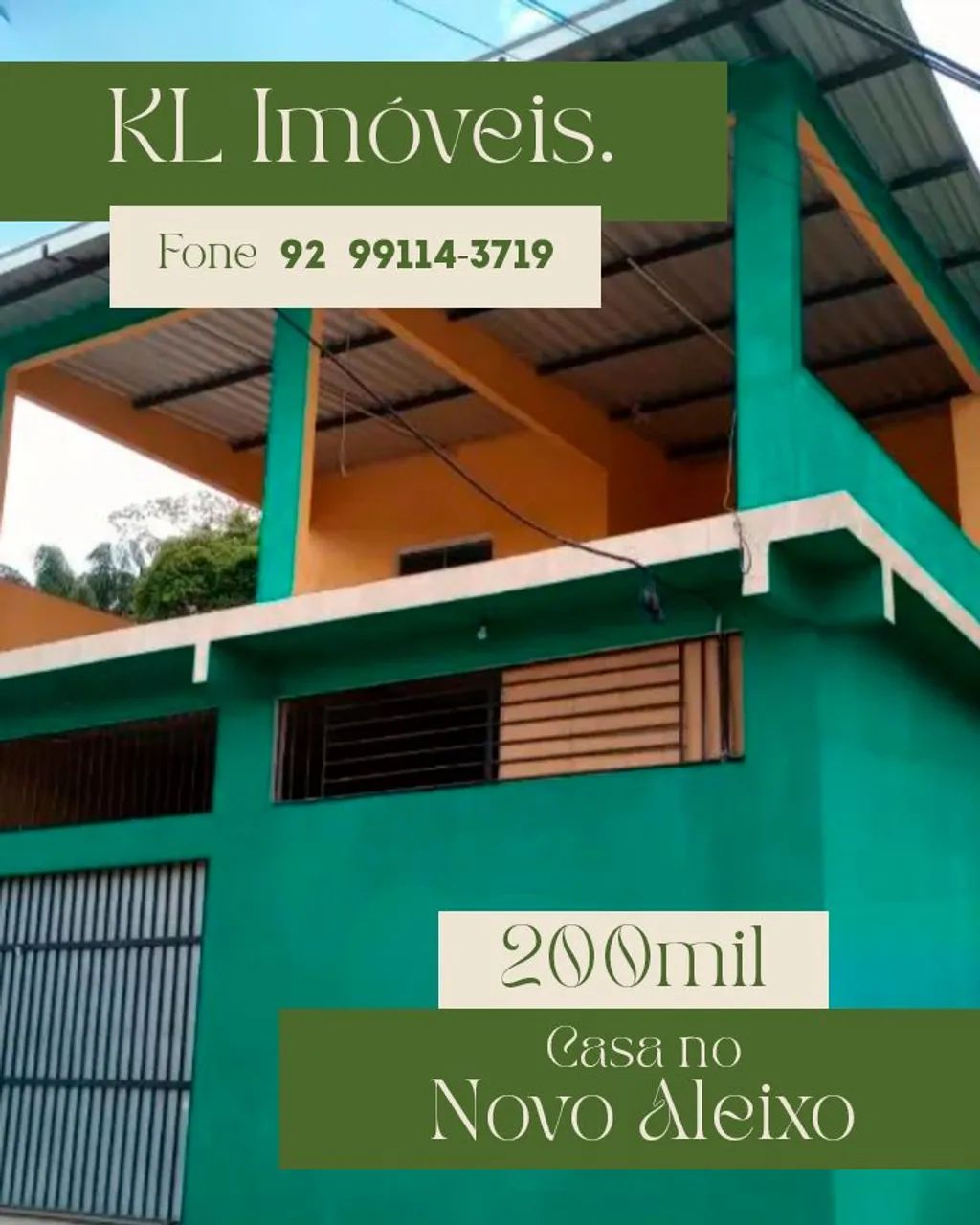 Casa no Novo Aleixo - Aceito parcelamento