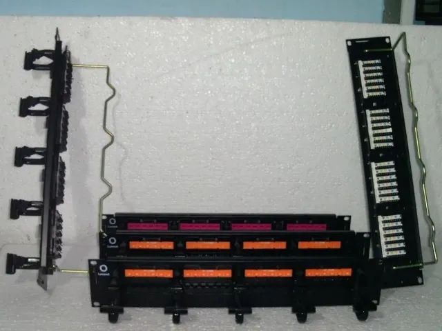 kit com 18 unidades Patch Panel Max Lucent Preto Cat5 - 24 Portas - Foto 3