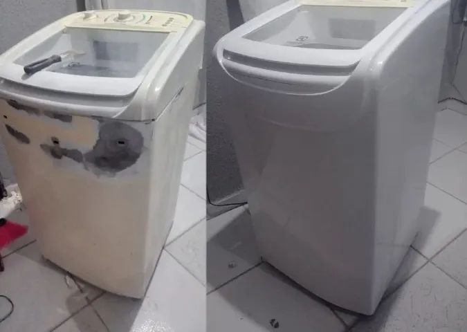 maquina de lavar e secar envelopamento