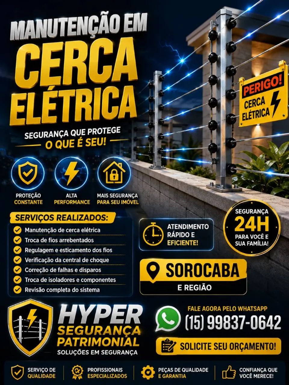 CERCA ELÉTRICA COM PROBLEMA? FAÇA A MANUTENÇÃO AGORA! 