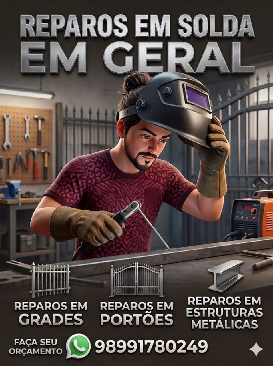 Serviços de solda em geral 