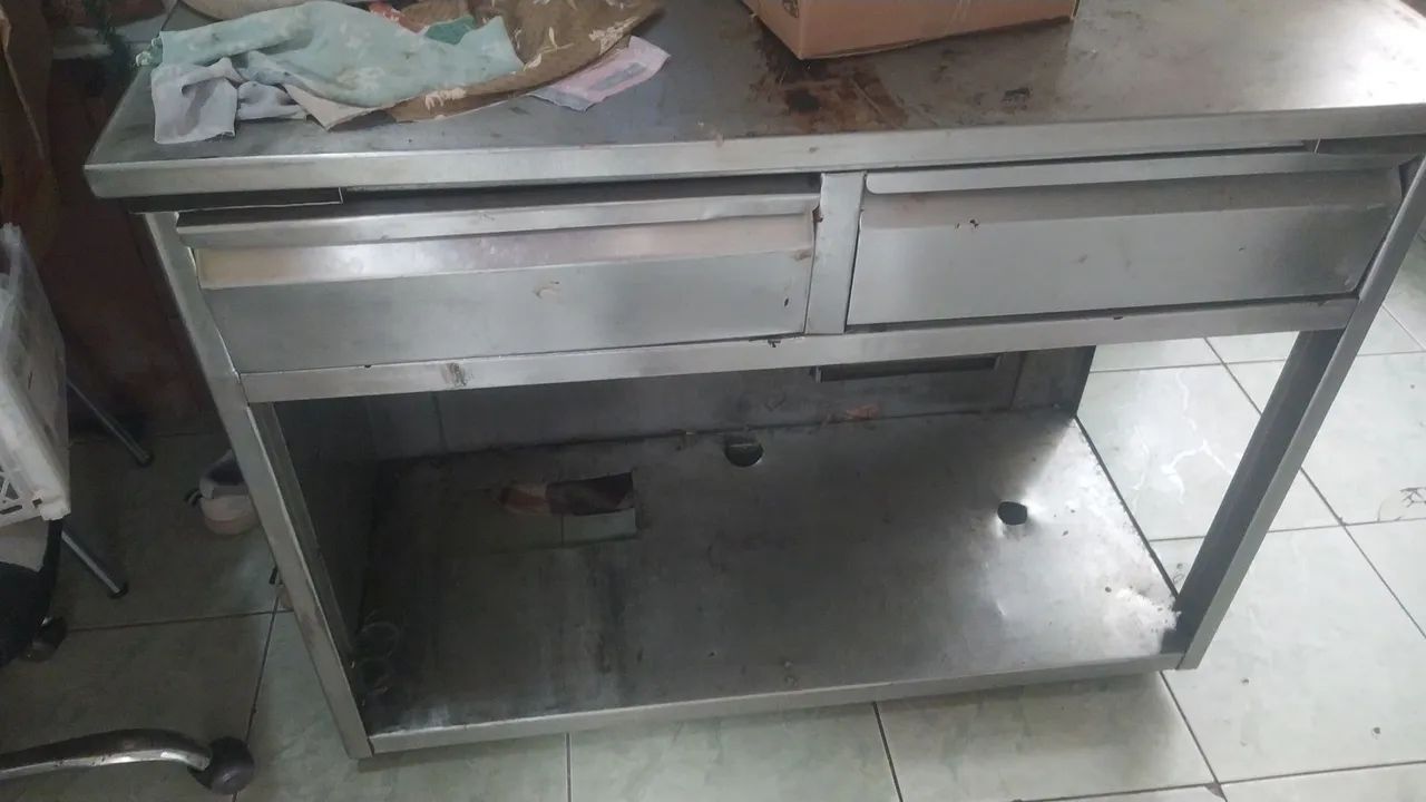 Balcão de inox
