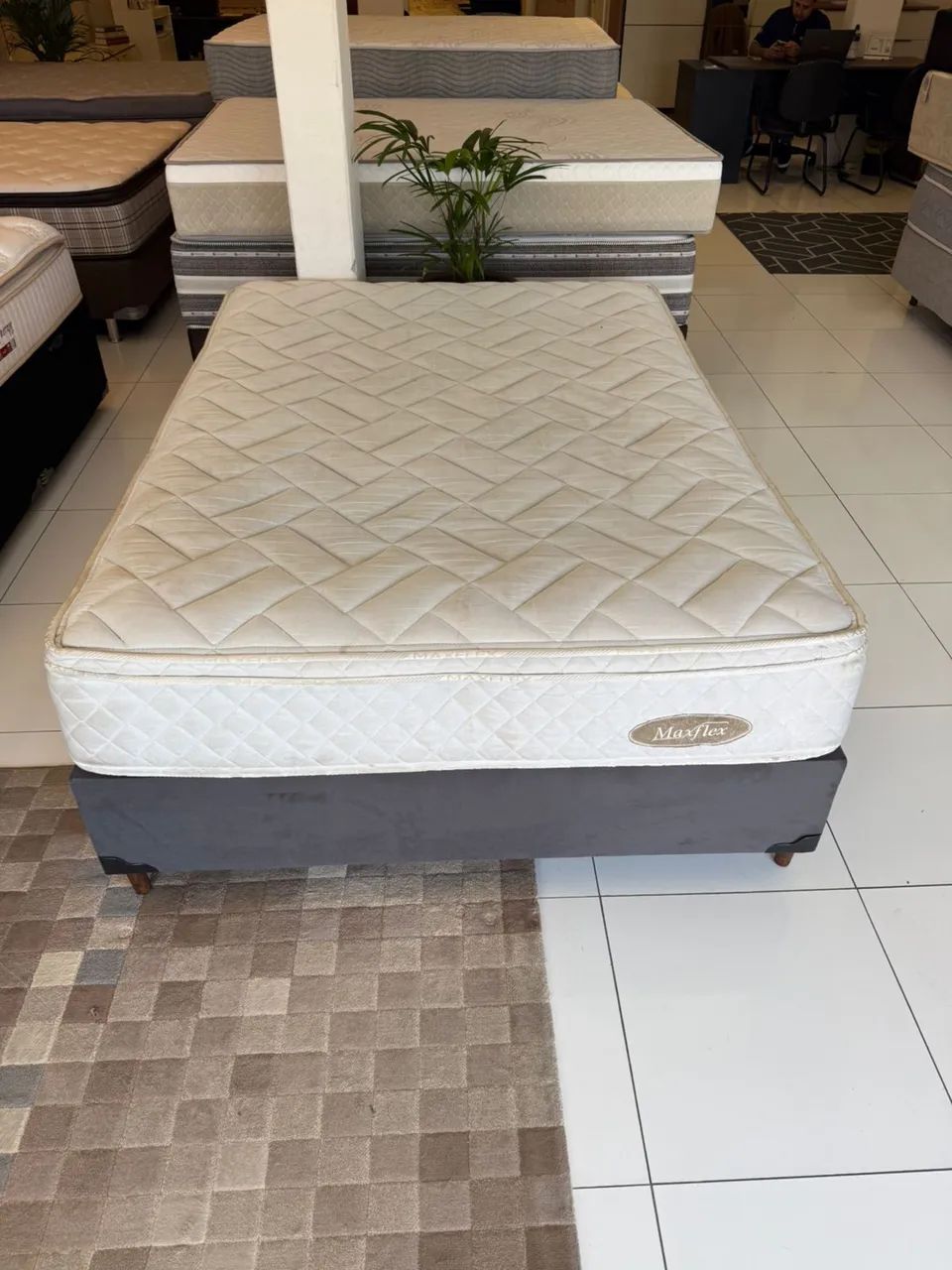 Cama de Casal MAXFLEX SEMINOVA - Entrego!  - Foto 4