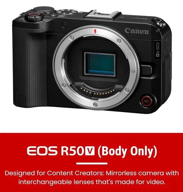 Câmera Canon EOS R50 V Mirrorless (Corpo) - Foto 3