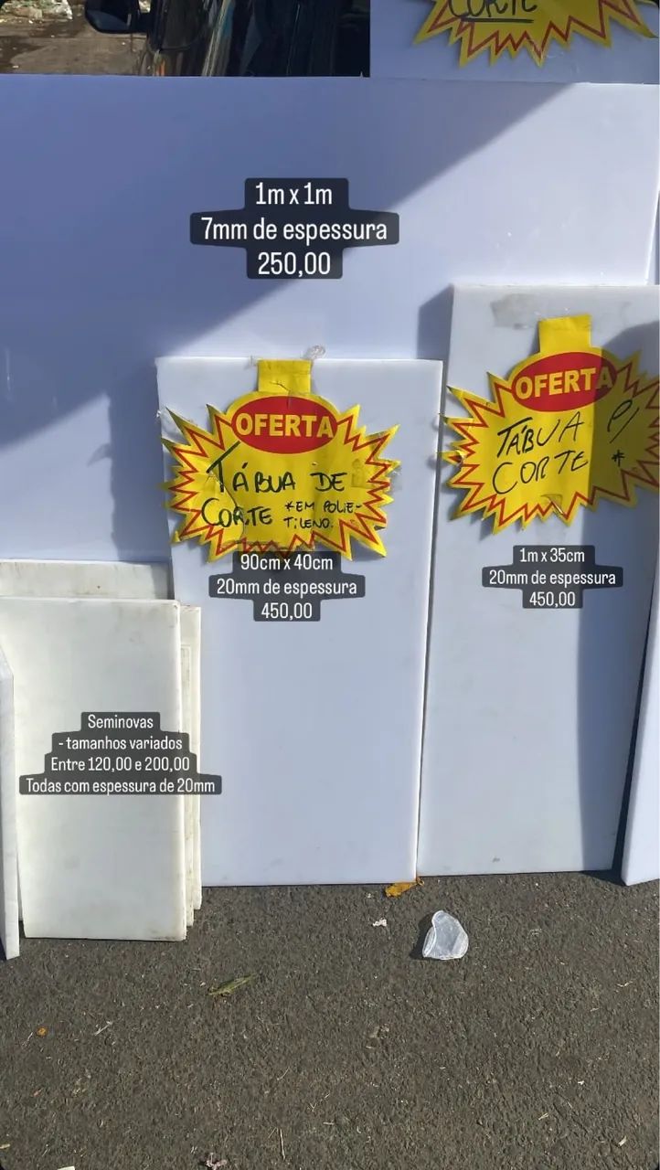 Tábuas de Corte em Polietileno
