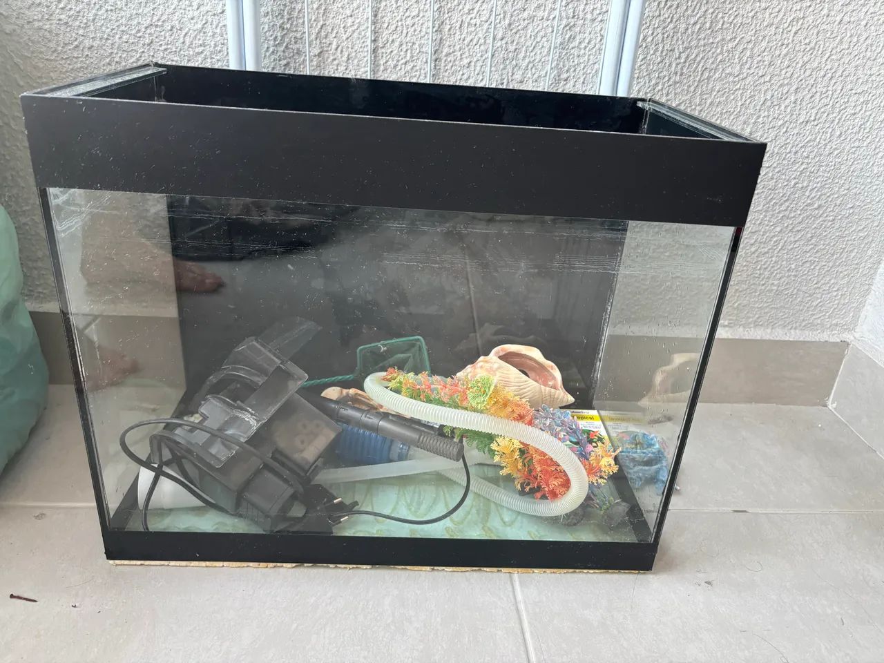 Aquário completo, 50 litros 