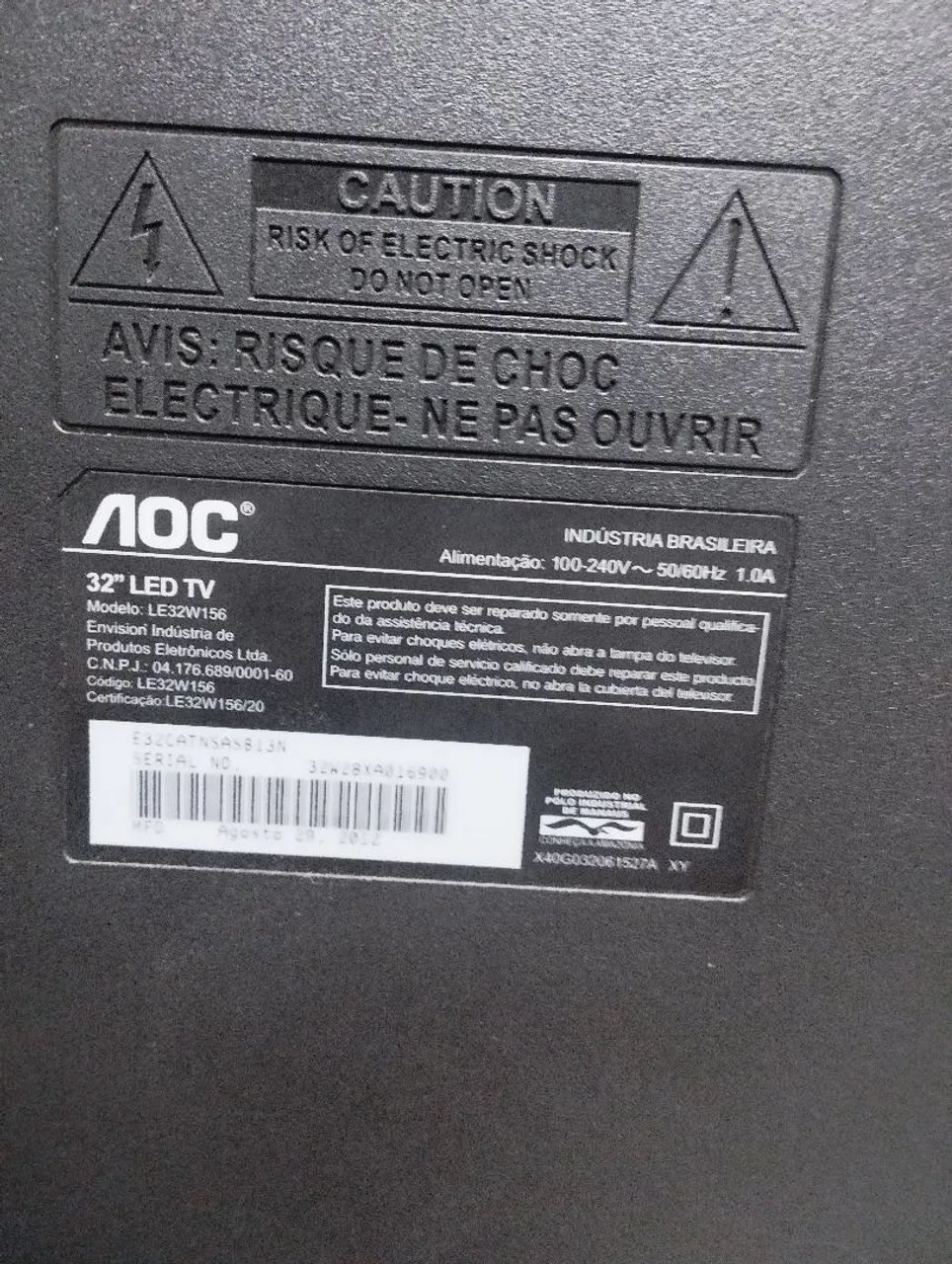 Tv AOC 32 (NÃO É SMART) - Foto 3
