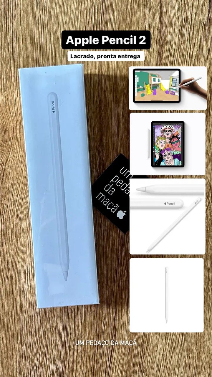 Apple Pencil 2 original seminova com garantia - Periféricos e Apple Pencil 2 original seminova com garantia - Periféricos e