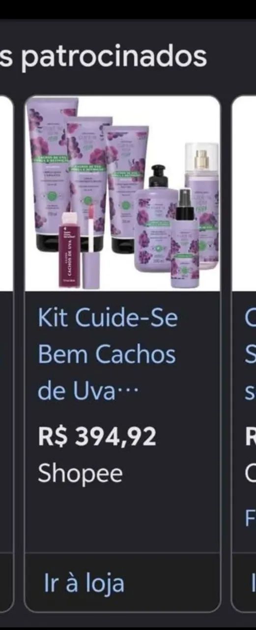Boticário cuide-se Uva 7 itens - Foto 3