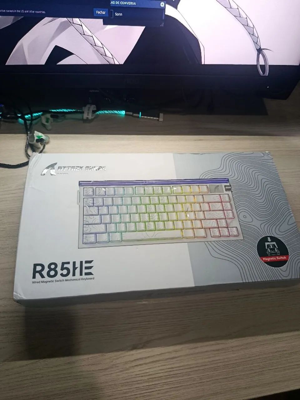 Teclado magnético attack shark r85he - Foto 5