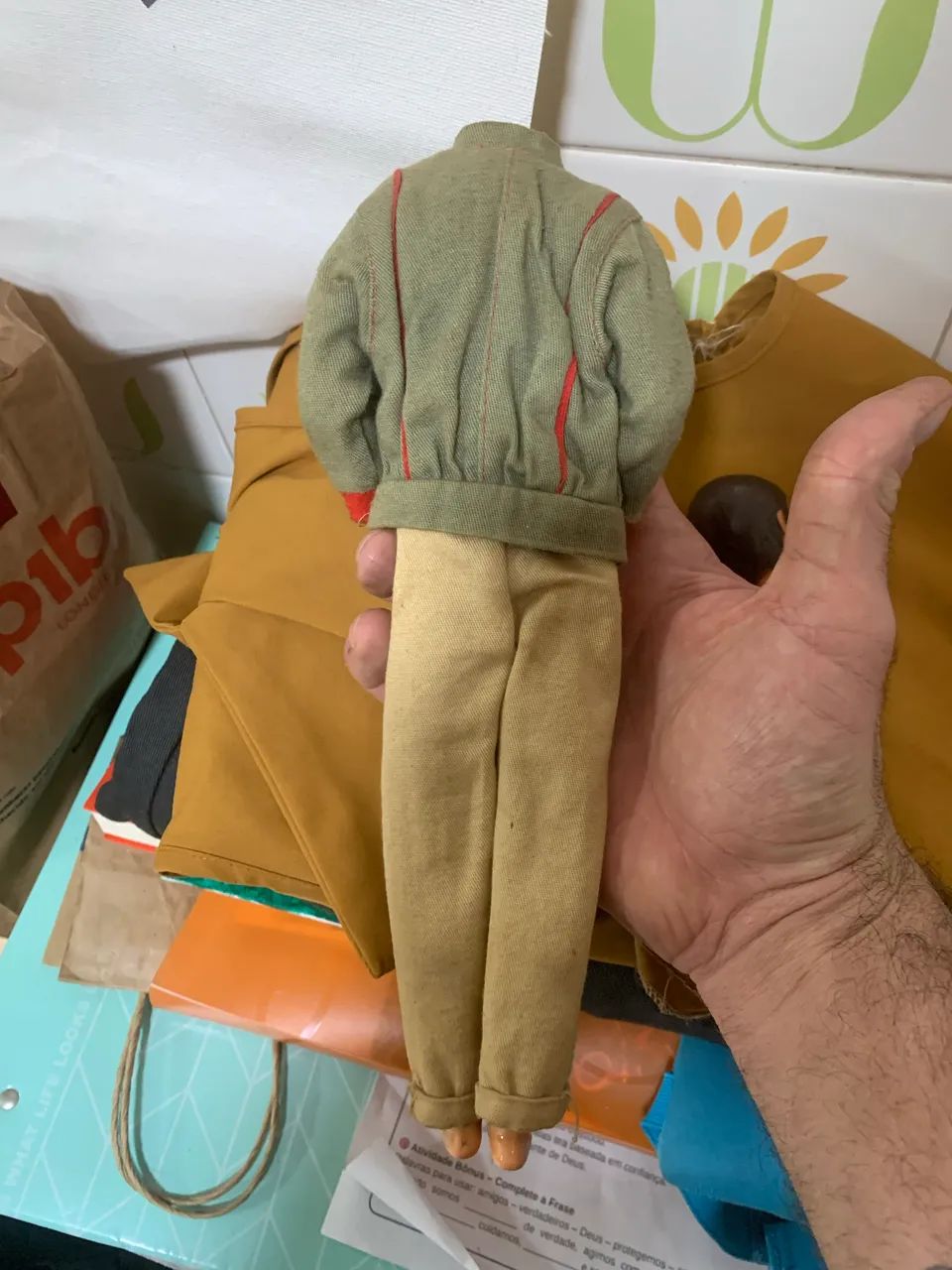 boneco masculino antigo estrela - Foto 3
