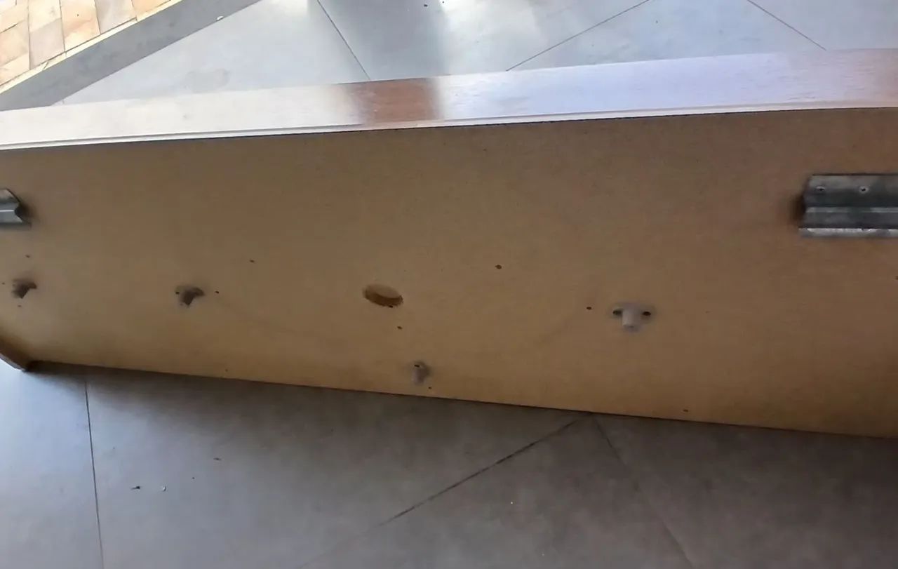 Parte de baixo de painel , com dois compartimentos  - Foto 5