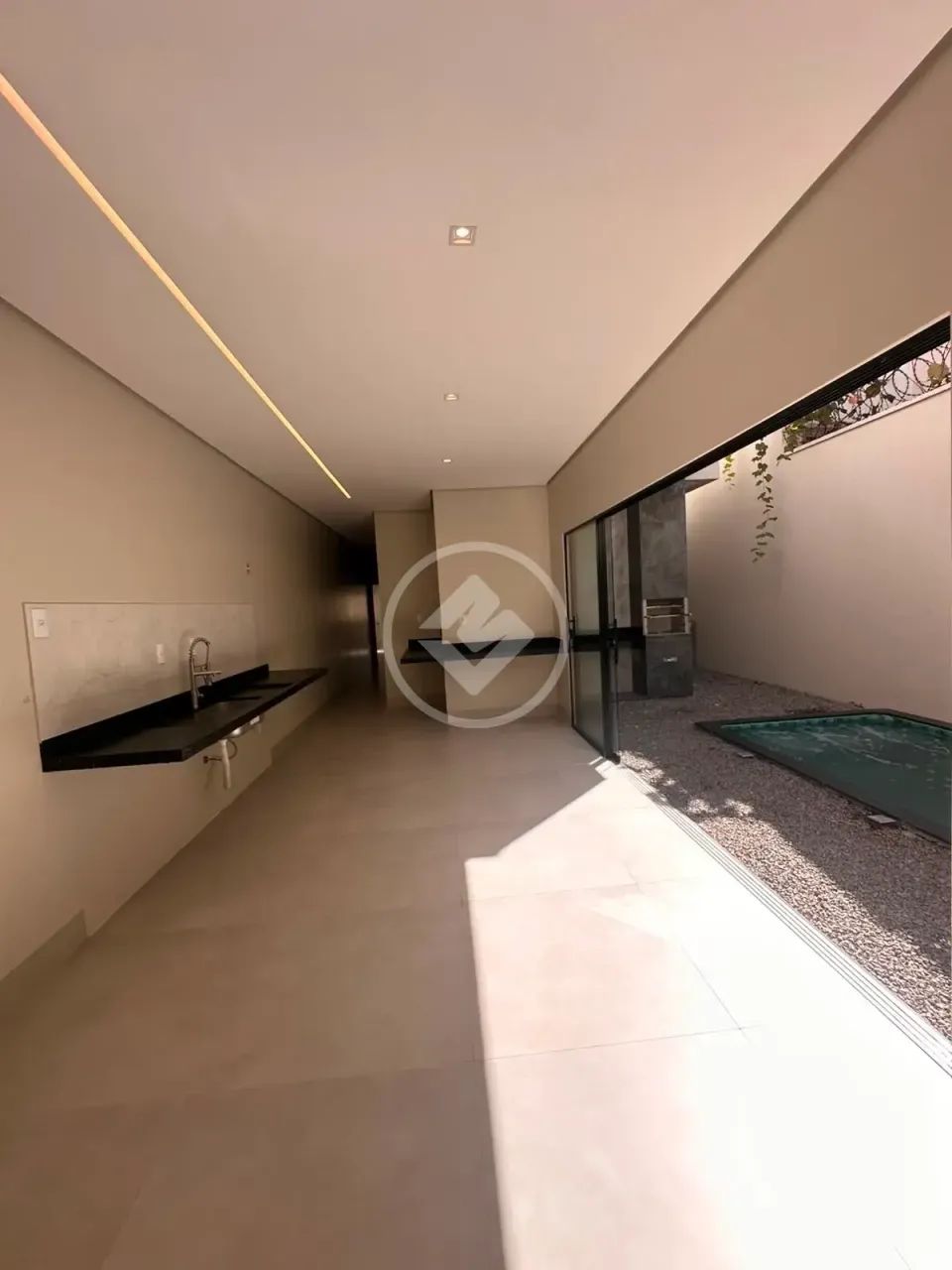 casa 3/4 com área de lazer e churrasqueira codigo: 364056 - Foto 4