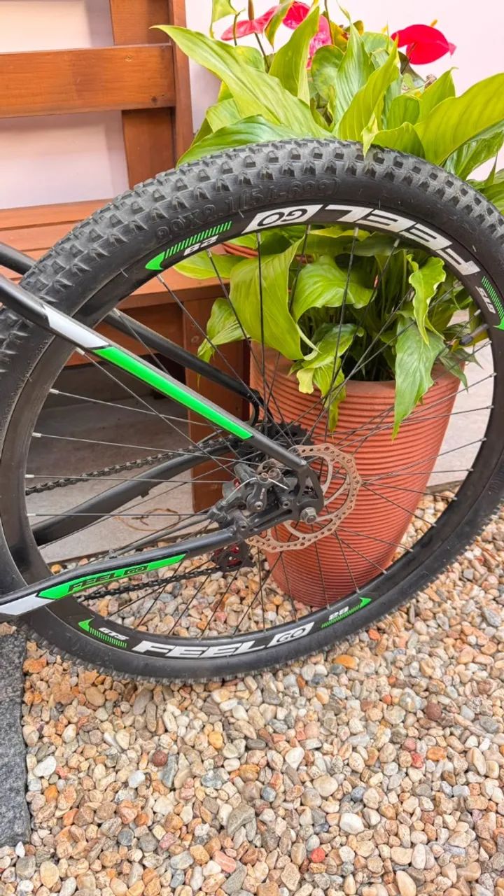 Bicicleta GTS Feel Aro 29 24v com freio a disco mecânico (Equipada) - Foto 2