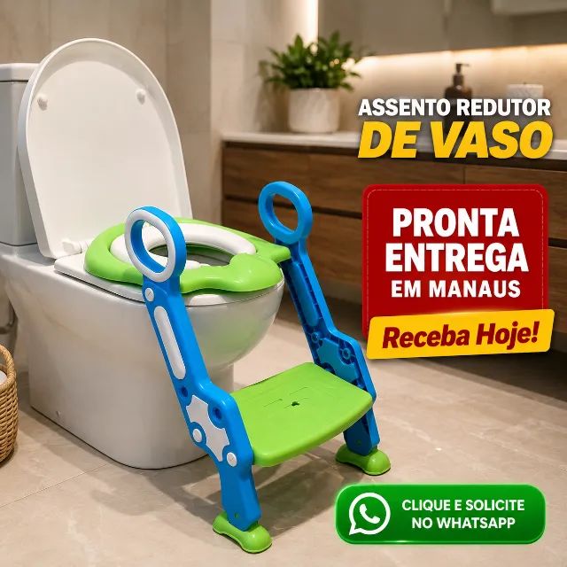 Troninho acento redutor de vazo com escada - Foto 2