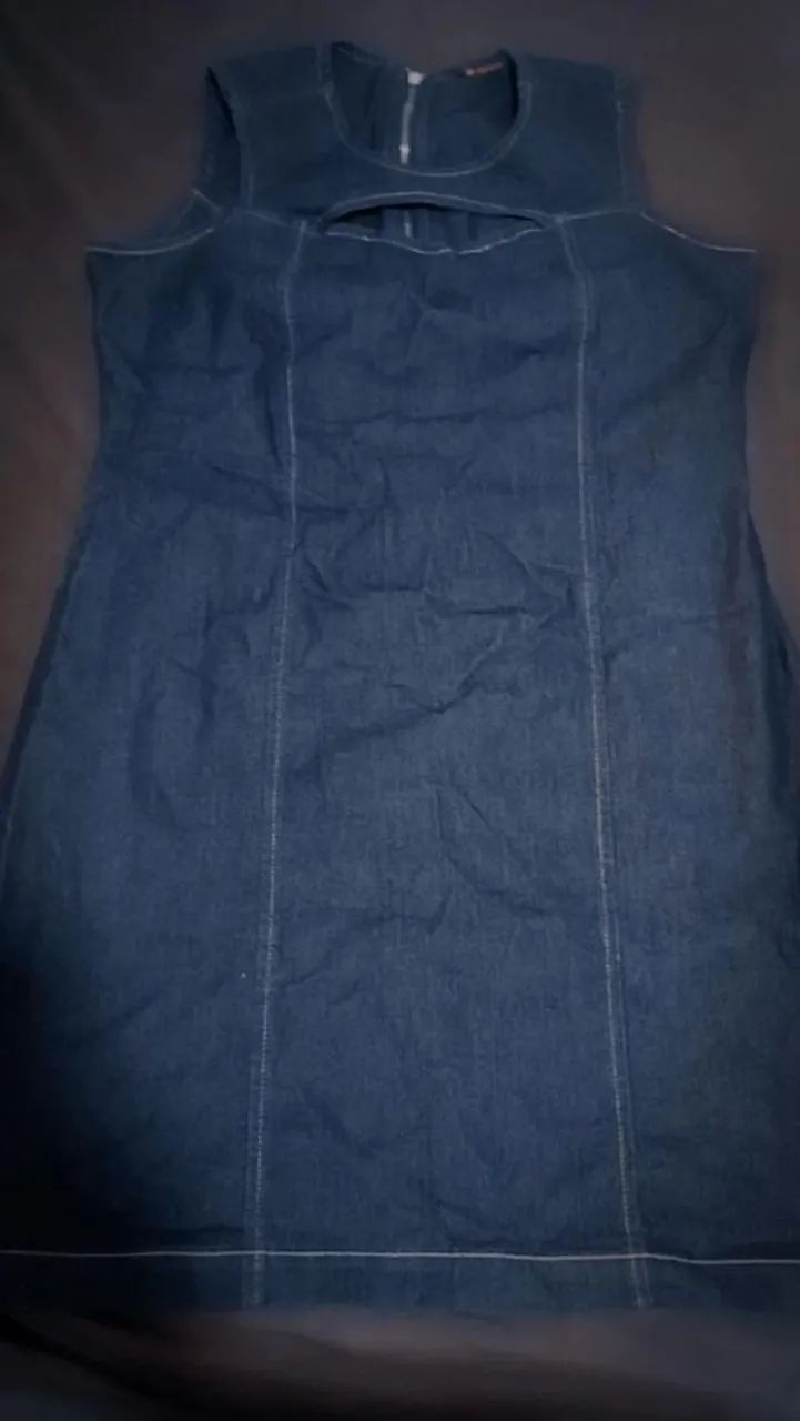 Vestido Handara jeans plus size 