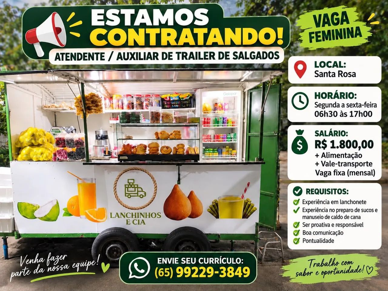 Vaga de emprego , somente para mulheres - Foto 2