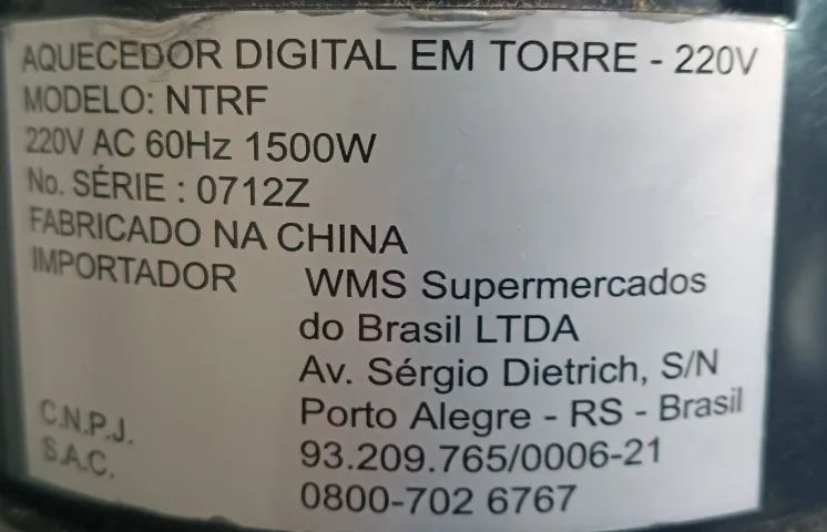 Aquecedor Digital em Torre - Foto 2