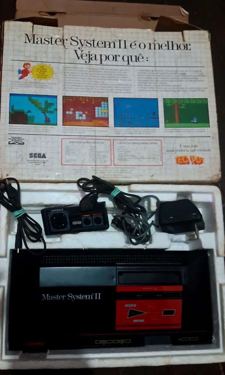 Master System II TecToy SEGA com Caixa Original  - Funcionando Perfeitamente - Foto 5