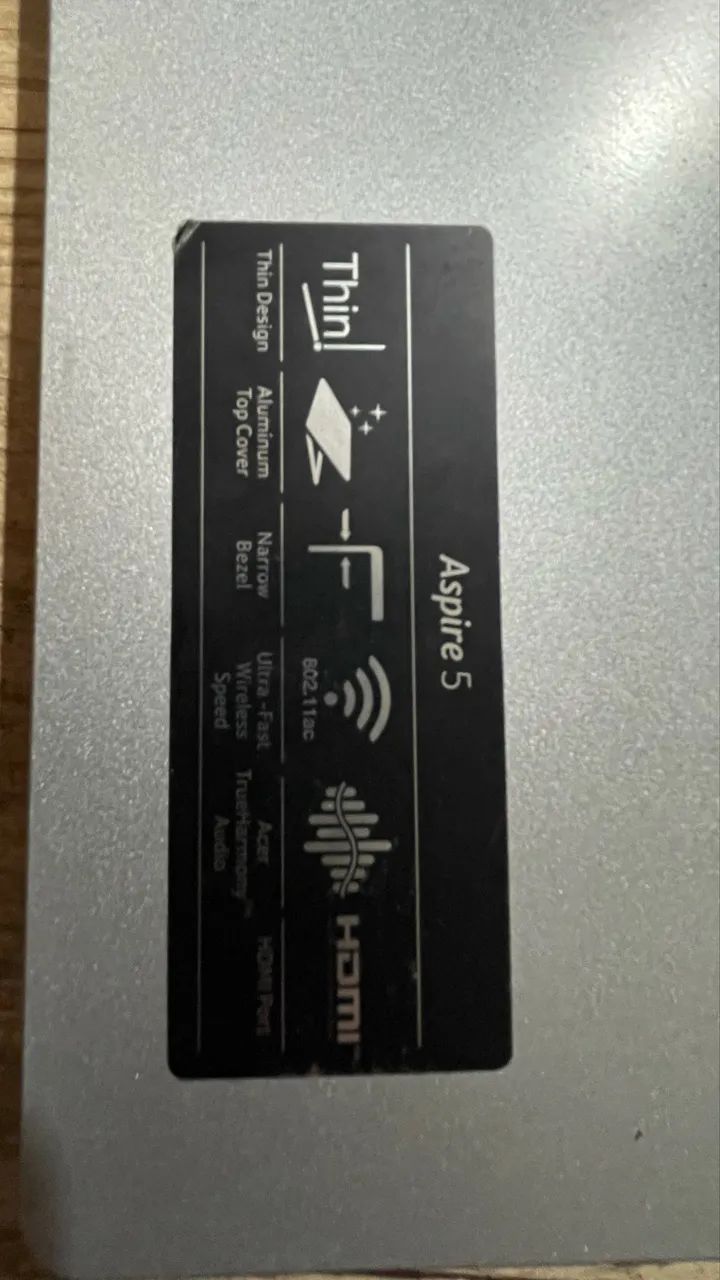 NOTEBOOK ACER ASPIRE 5  INTEL CORE i5 10ª GERAÇÃO PLACA DE VÍDEO NVIDIA - Foto 5