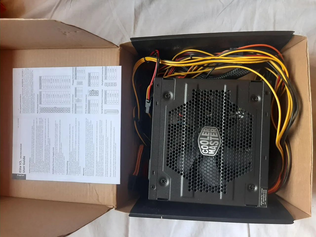 Fonte Cooler Master V3, 300w, PFC ativo, Nova - Foto 3