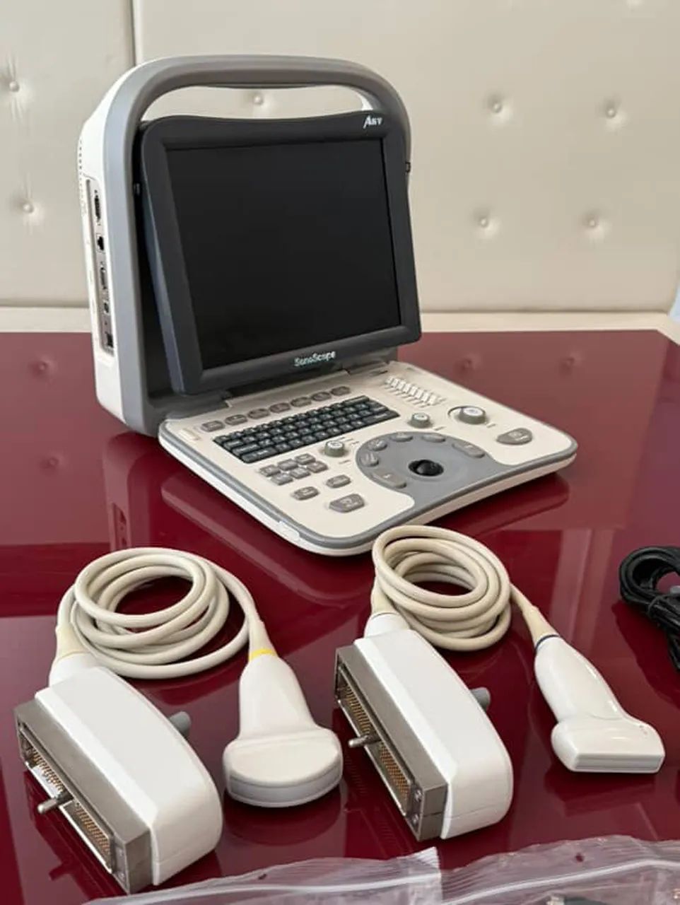 Ultrassom Sonoscape A6V com transdutor linear e convexo - Foto 4