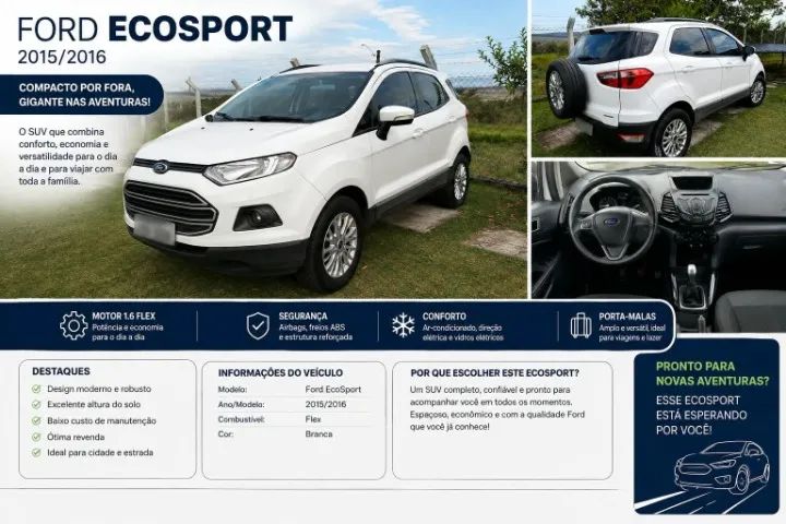 Ford Ecosport EcoSport SE 1.6 16V Flex 5p Aut. 2016