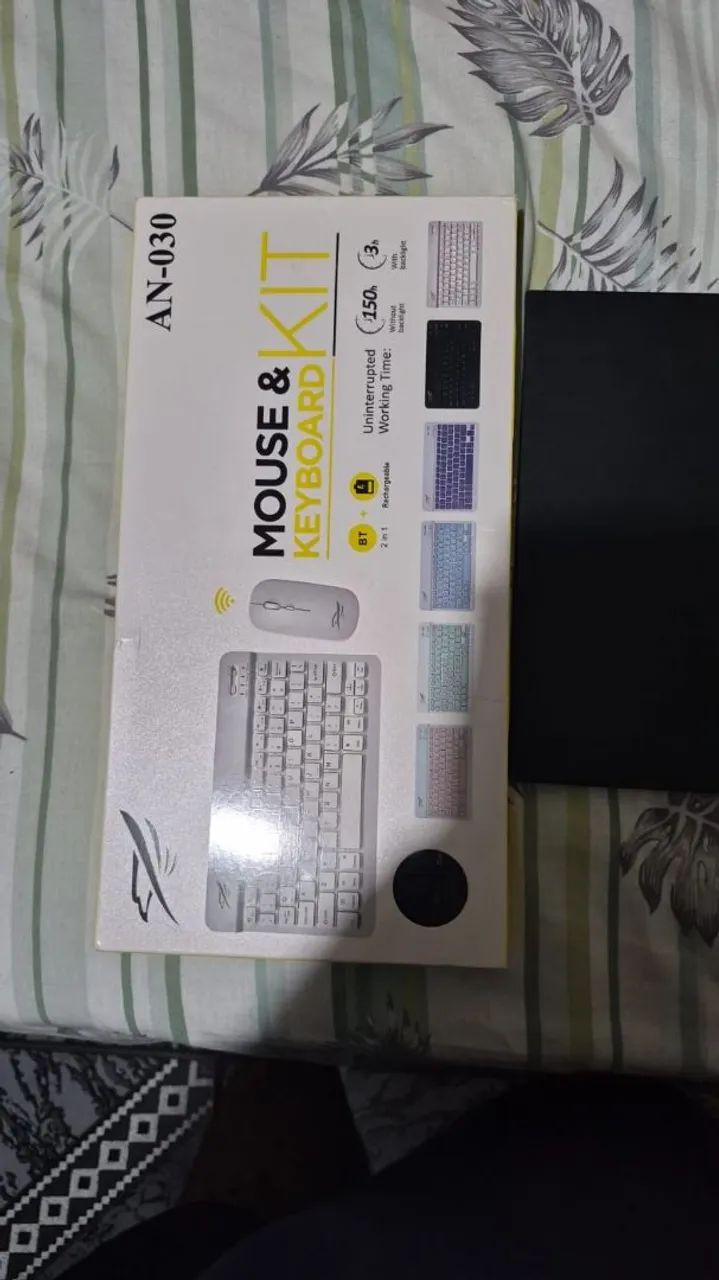 Kit teclado e mouse com tudo original Bluetooth <br>50 - Foto 5