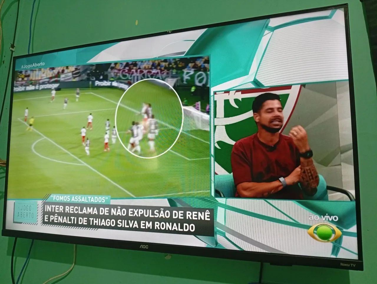 TV smartv AOC 43 Polegadas Sistema Roku 