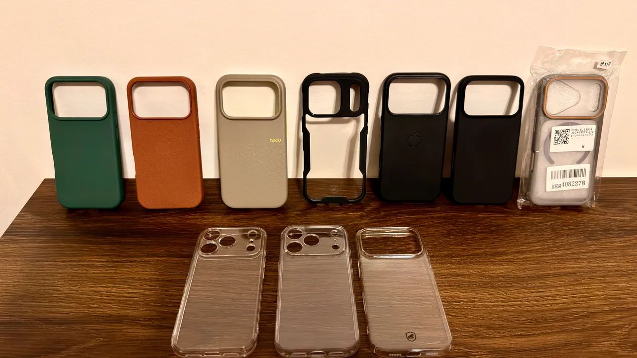 Conjunto capa case iPhone 17 Pro