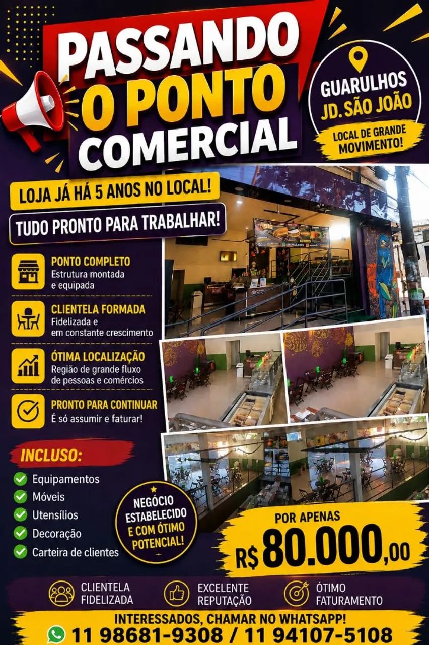 Passa o Ponto Comercial 