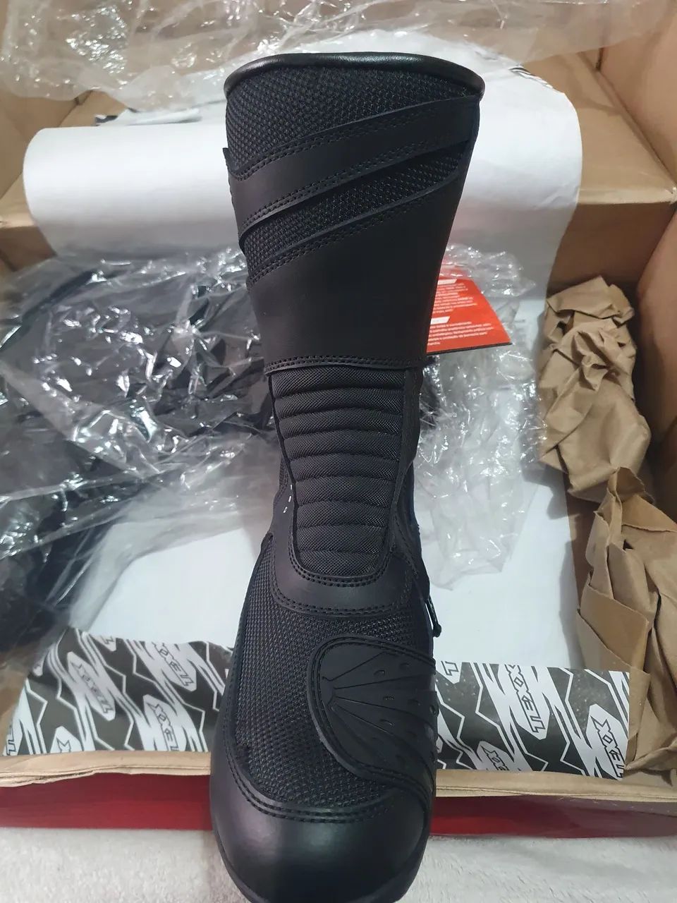 Bota Texx Strike V2 Couro motociclista - Foto 3
