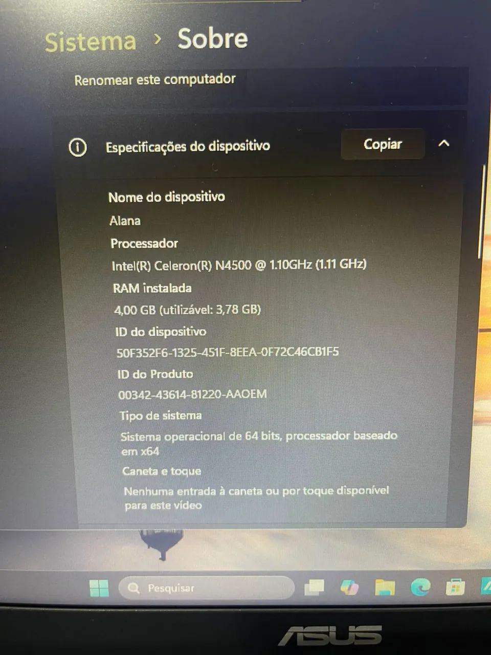 NOTBOOK ASUS Vivibook Go 15 