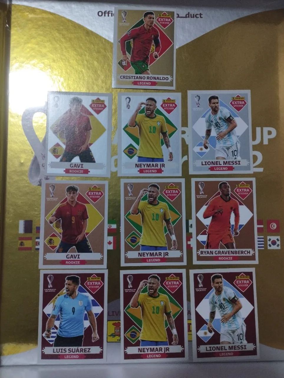 Figurinhas da copa Qatar 2022