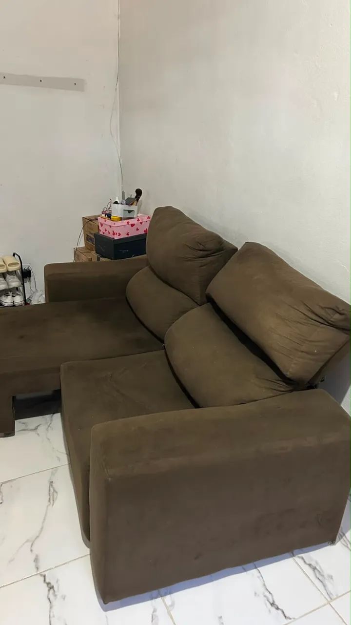 Sofá retrátil usado 