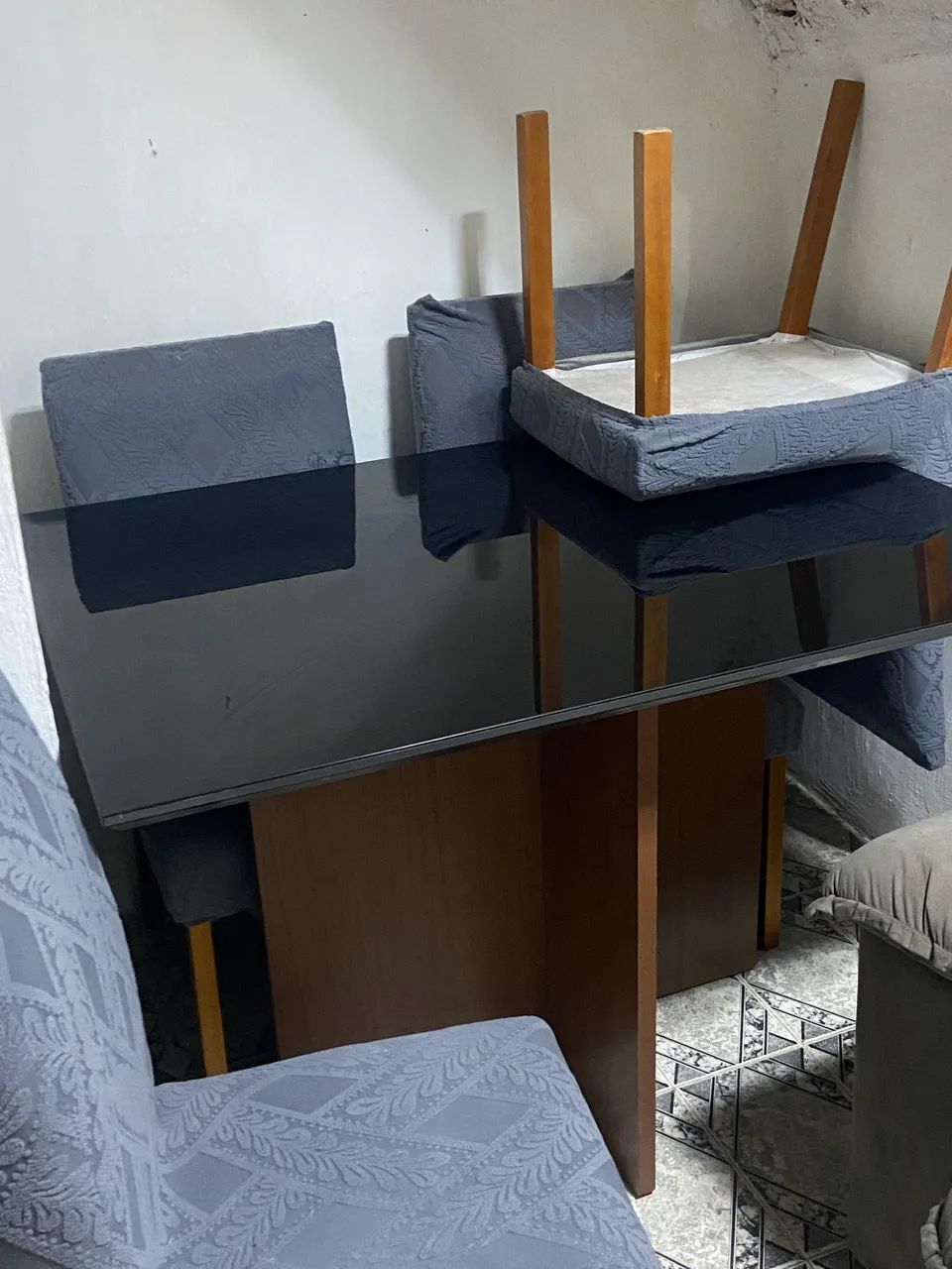 Sofá retrátil + mesa de jantar o kit - Foto 3