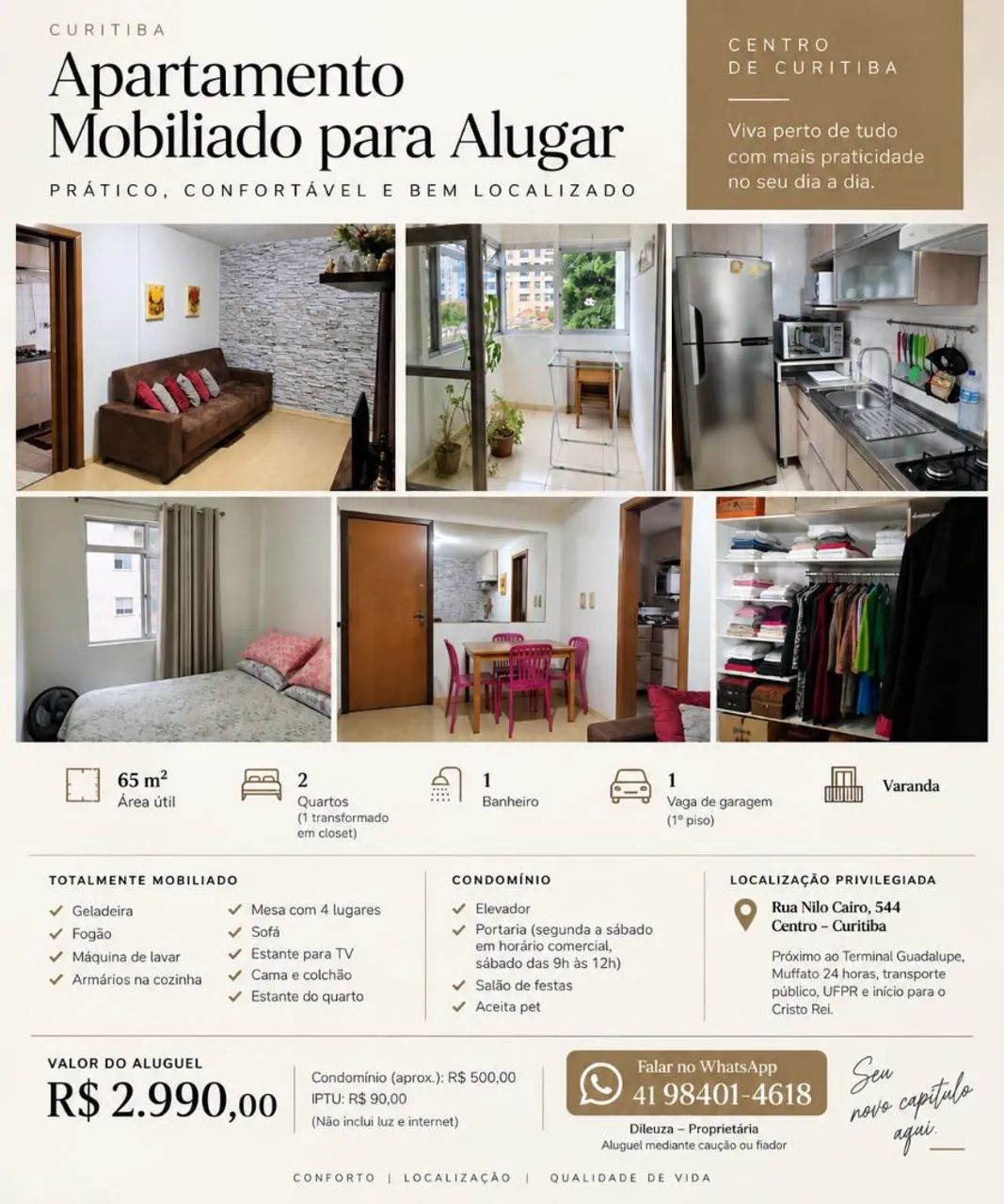 Apartamento Centro Curitiba