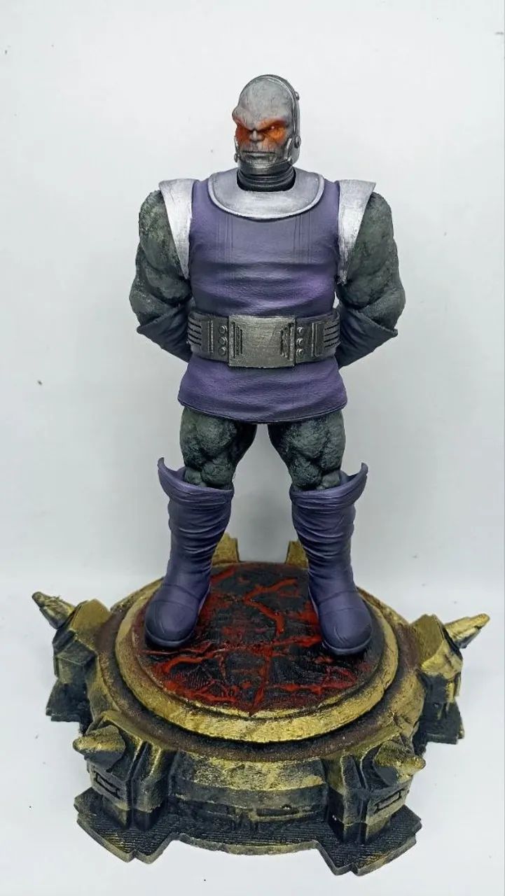 Darkseid - Escultura 3D Pintada à Mão | Aproximadamente 30 cm - Foto 3